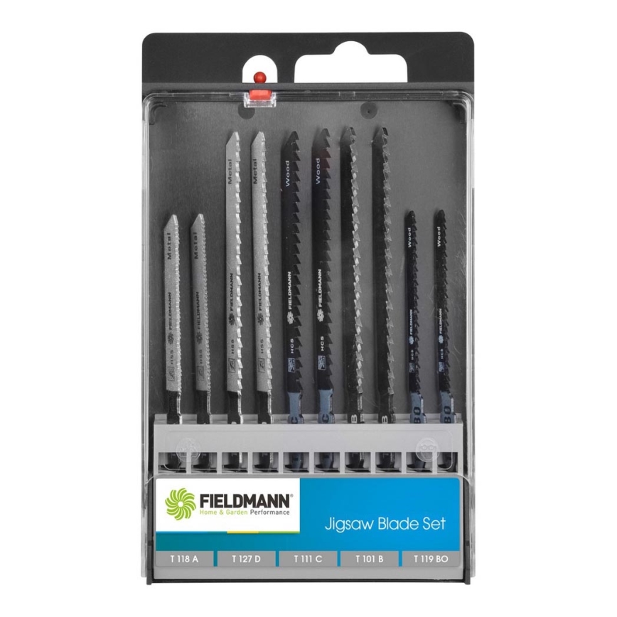 Fieldmann - Conjunto de lâminas de serra 10 pcs
