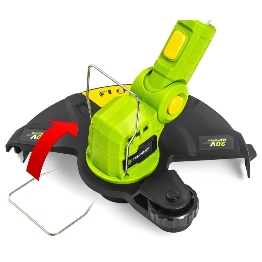 Fieldmann - Corta-relvas de corda sem fios 20V