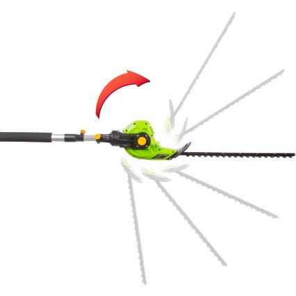 Fieldmann - Cortador de sebes telescópico 450W/230V