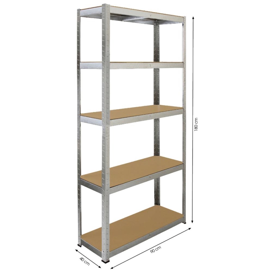 Fieldmann - Estante de armazenamento 180x90x40 cm