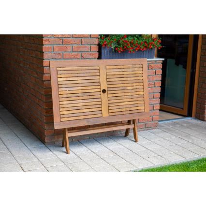 Fieldmann - Mesa de jardim dobrável 120x70 cm acácia