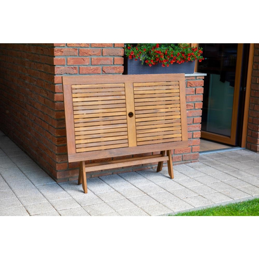 Fieldmann - Mesa de jardim dobrável 120x70 cm acácia