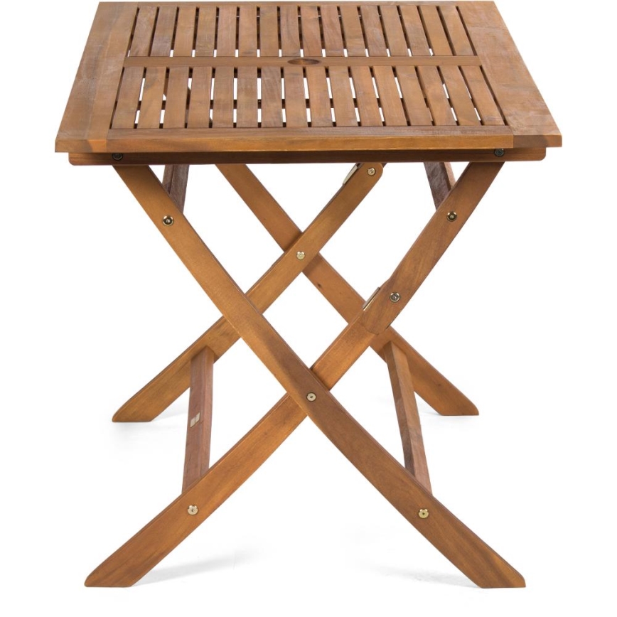 Fieldmann - Mesa de jardim dobrável 120x70 cm acácia