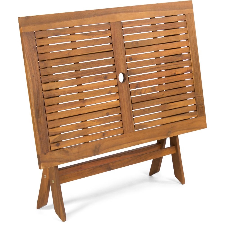 Fieldmann - Mesa de jardim dobrável 120x70 cm acácia