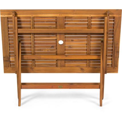Fieldmann - Mesa de jardim dobrável 120x70 cm acácia