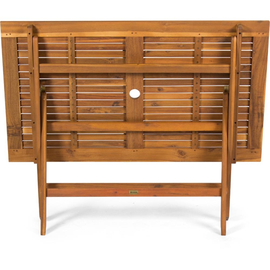 Fieldmann - Mesa de jardim dobrável 120x70 cm acácia