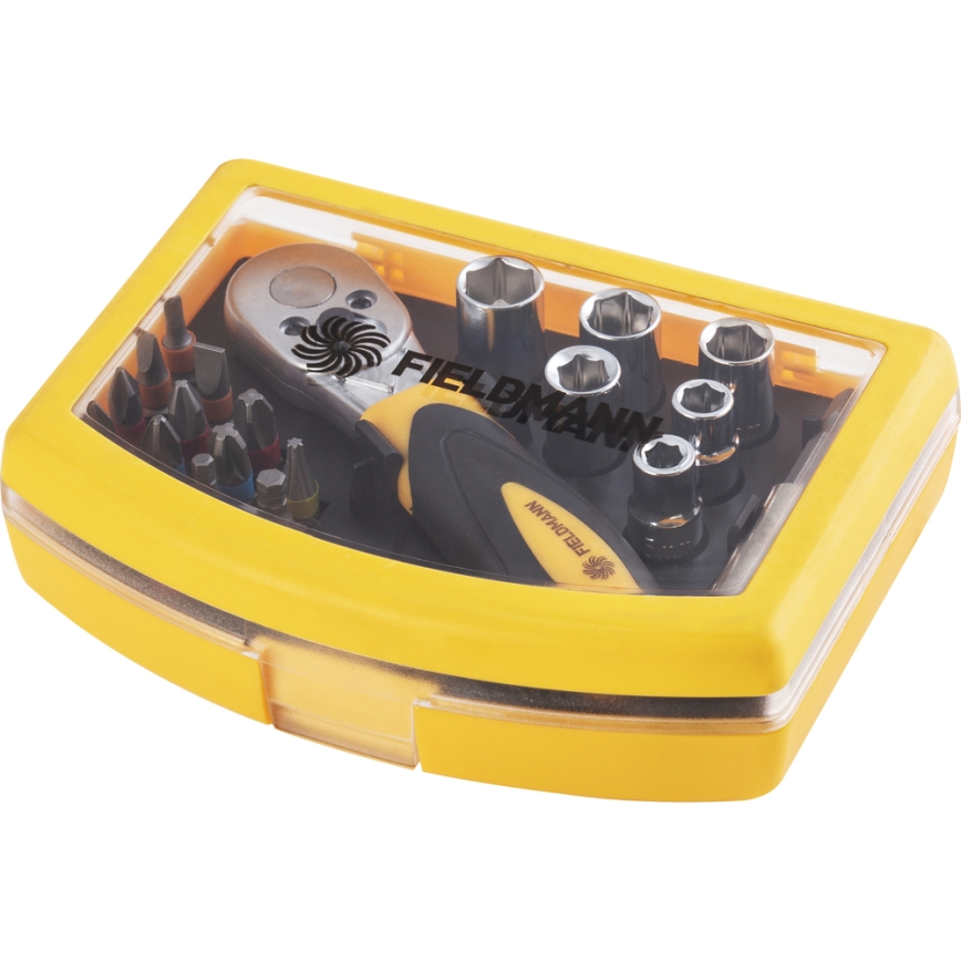 Fieldmann - Mini conjunto de ferramentas 23 pcs