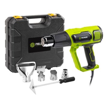 Fieldmann - Pistola de aquecimento com acessórios 2000W/230V