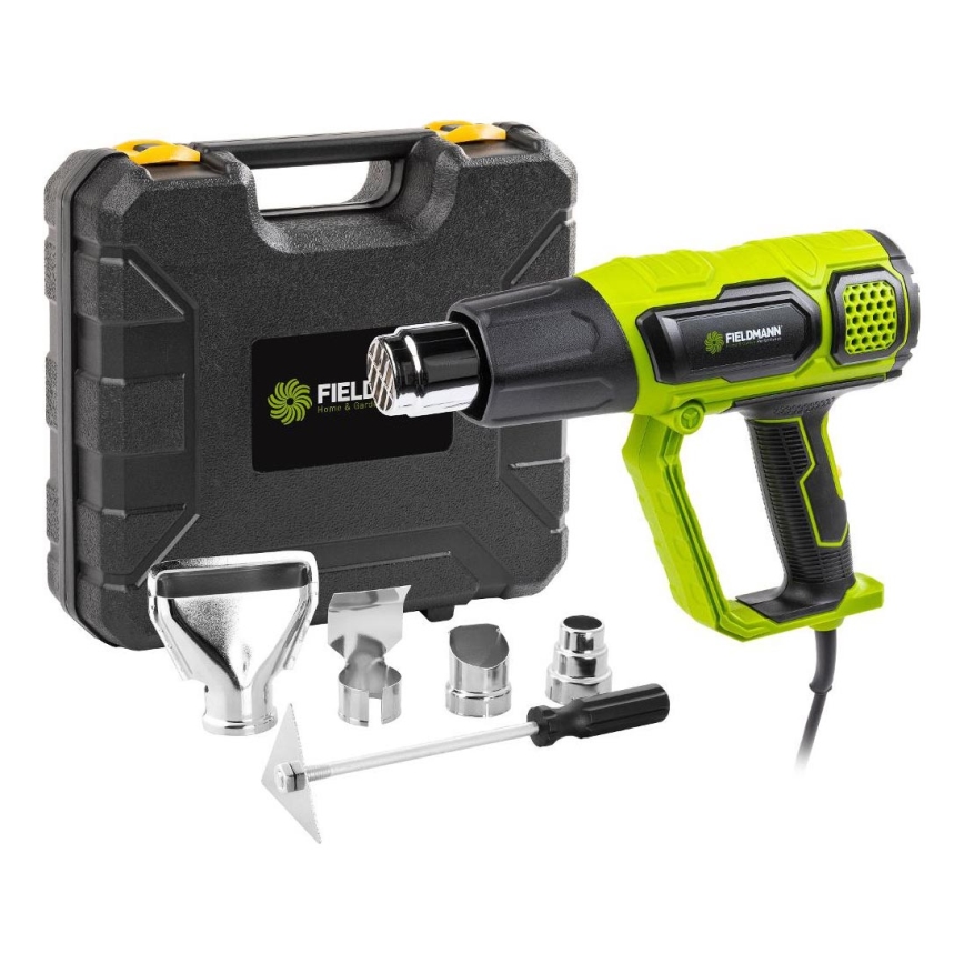 Fieldmann - Pistola de aquecimento com acessórios 2000W/230V