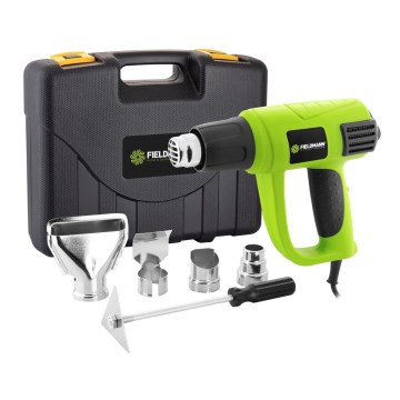 Fieldmann - Pistola de calor com acessórios 2000W/230V