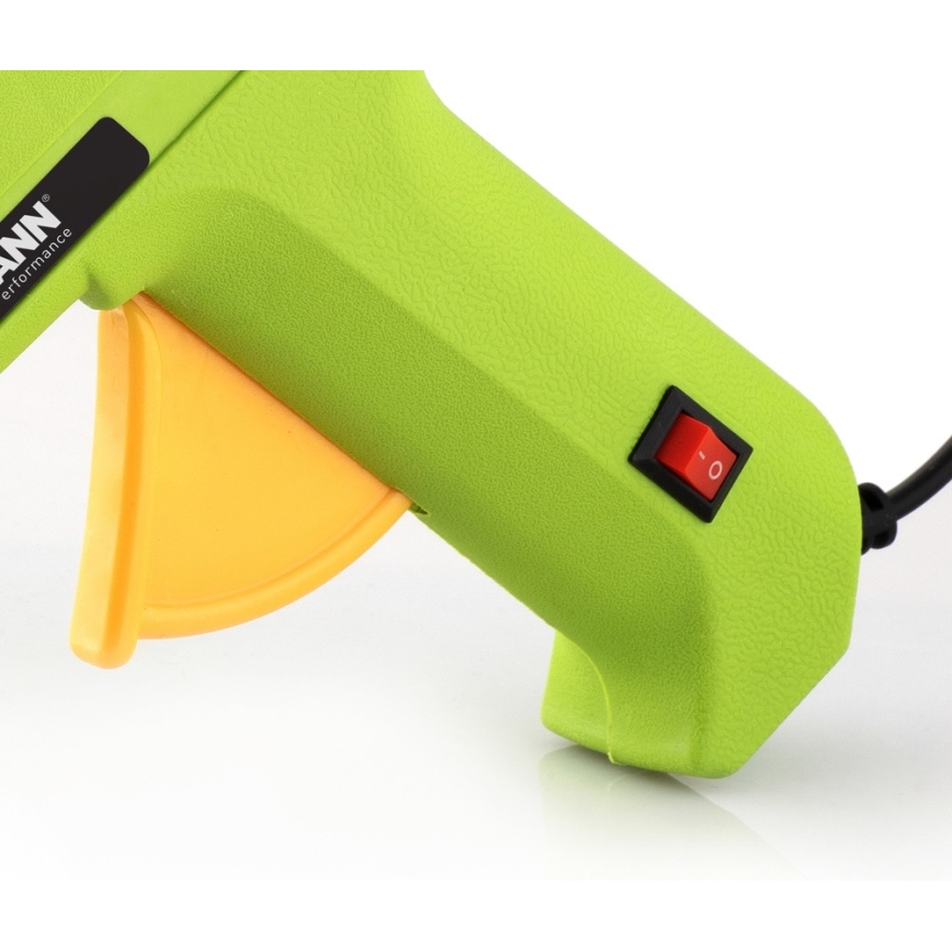 Fieldmann - Pistola de cola quente 100W/230V verde