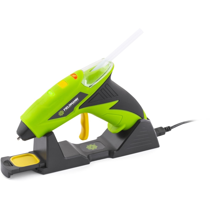 Fieldmann - Pistola de cola quente sem fios 4V 1500 mAh verde