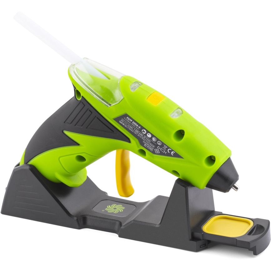Fieldmann - Pistola de cola quente sem fios 4V 1500 mAh verde
