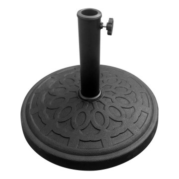 Fieldmann - Suporte para guarda-sol resina preto