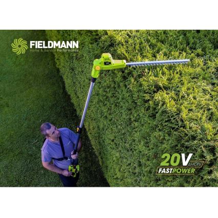 Fieldmann - Tesoura de sebe telescópica sem fios 20V