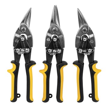 Fieldmann - Tesoura para metal 3 pcs