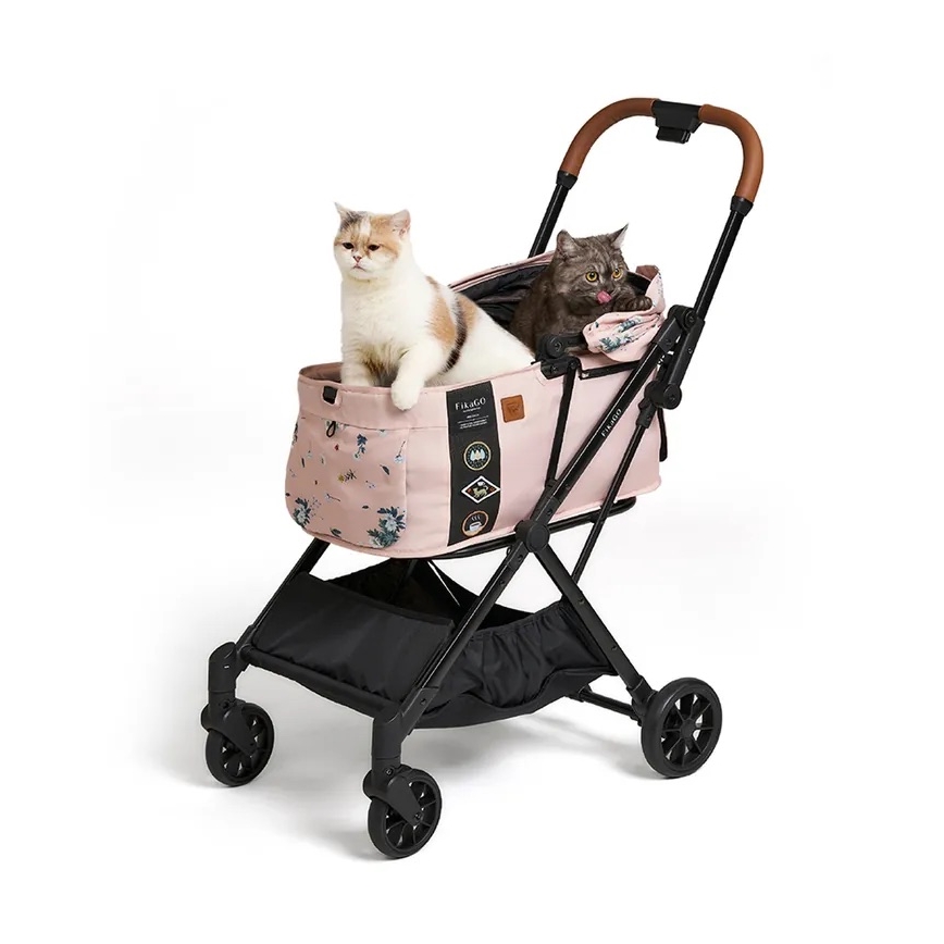 Fikago - Carrinho de passeio para cães e gatos FTG Artic Flor
