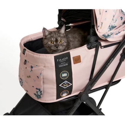 Fikago - Carrinho de passeio para cães e gatos FTG Artic Flor