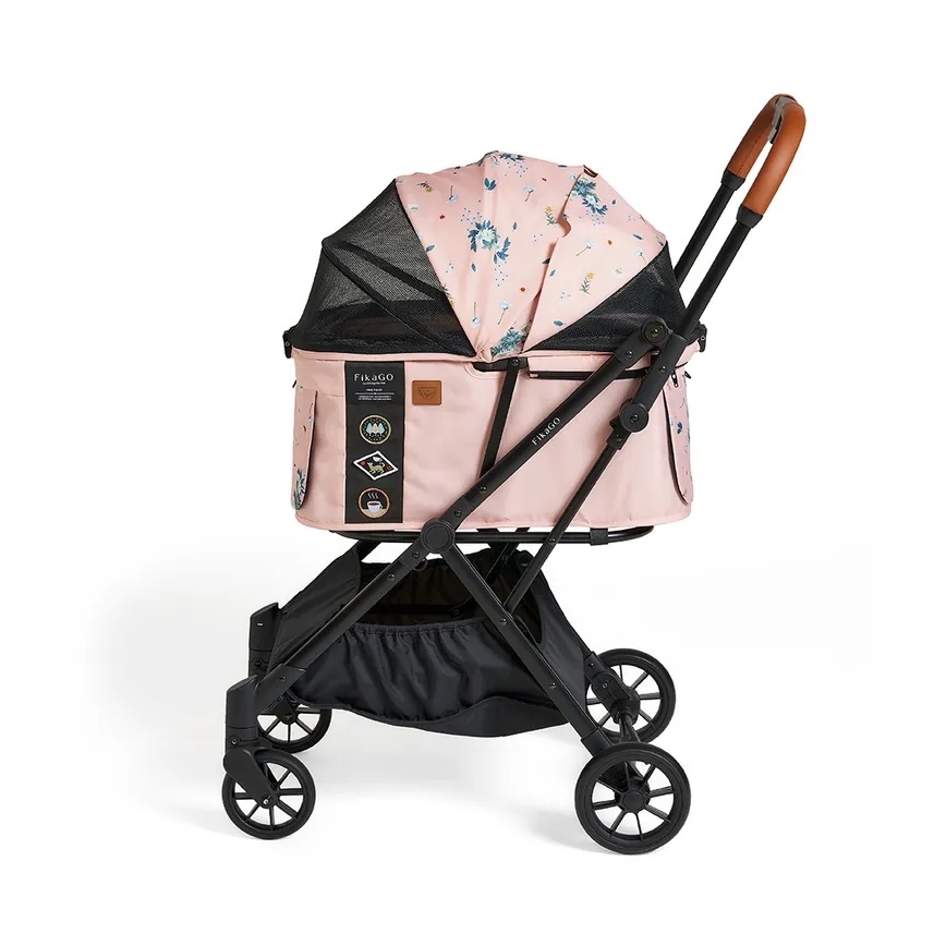 Fikago - Carrinho de passeio para cães e gatos FTG Artic Flor