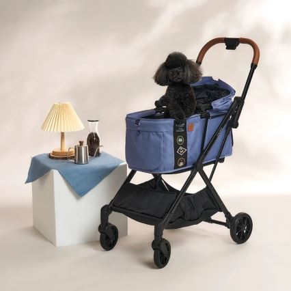 Fikago - Carrinho de passeio para cães e gatos FTG Blue Note