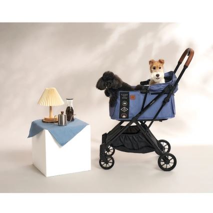 Fikago - Carrinho de passeio para cães e gatos FTG Blue Note