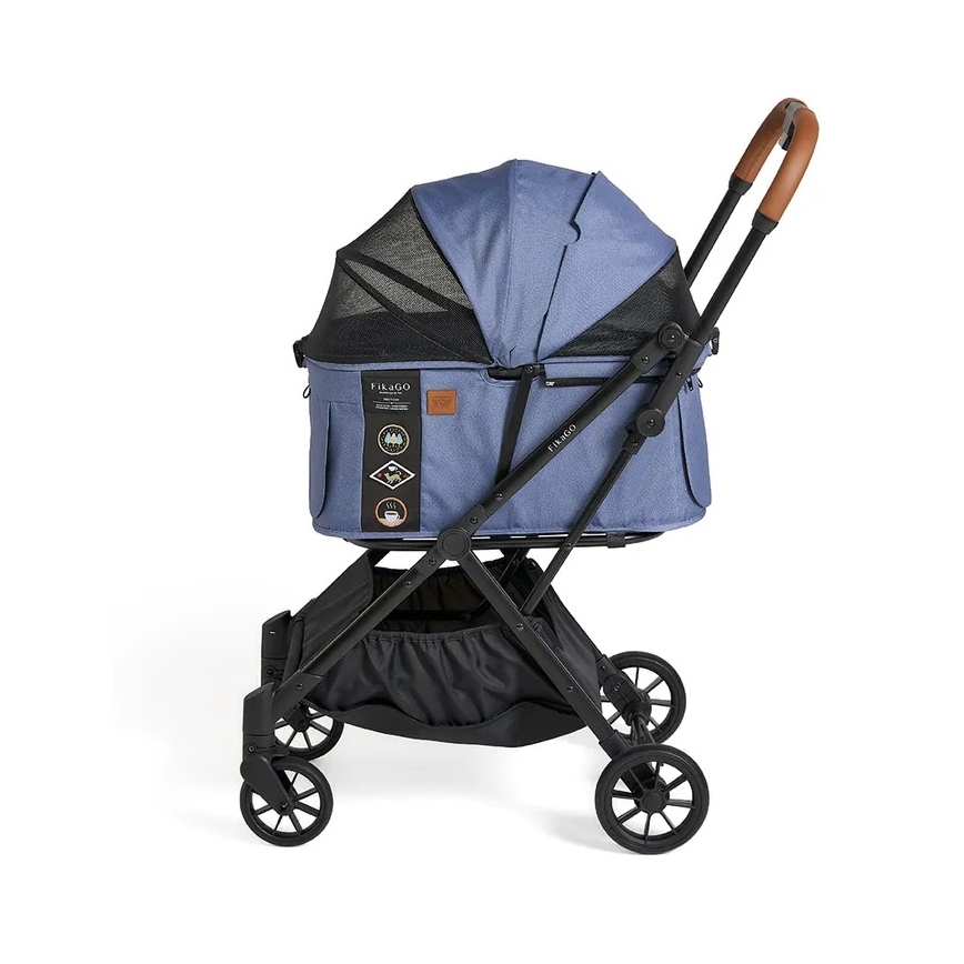 Fikago - Carrinho de passeio para cães e gatos FTG Blue Note