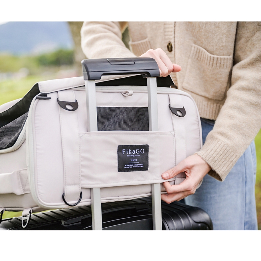Fikago - Saco de transporte para cães e gatos TRUFFLE Artic Flower