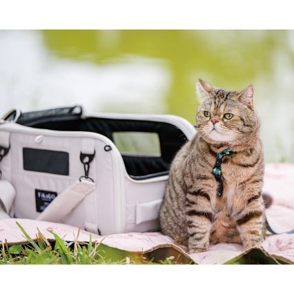 Fikago - Saco de transporte para cães e gatos TRUFFLE Artic Flower