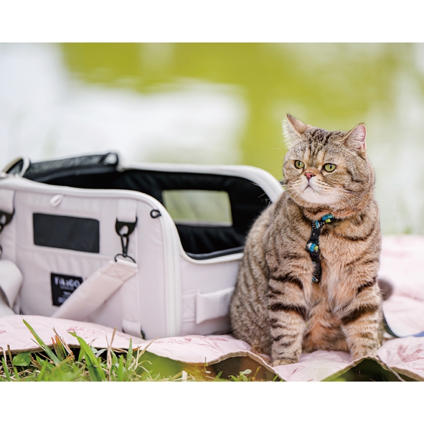 Fikago - Saco de transporte para cães e gatos TRUFFLE Artic Flower