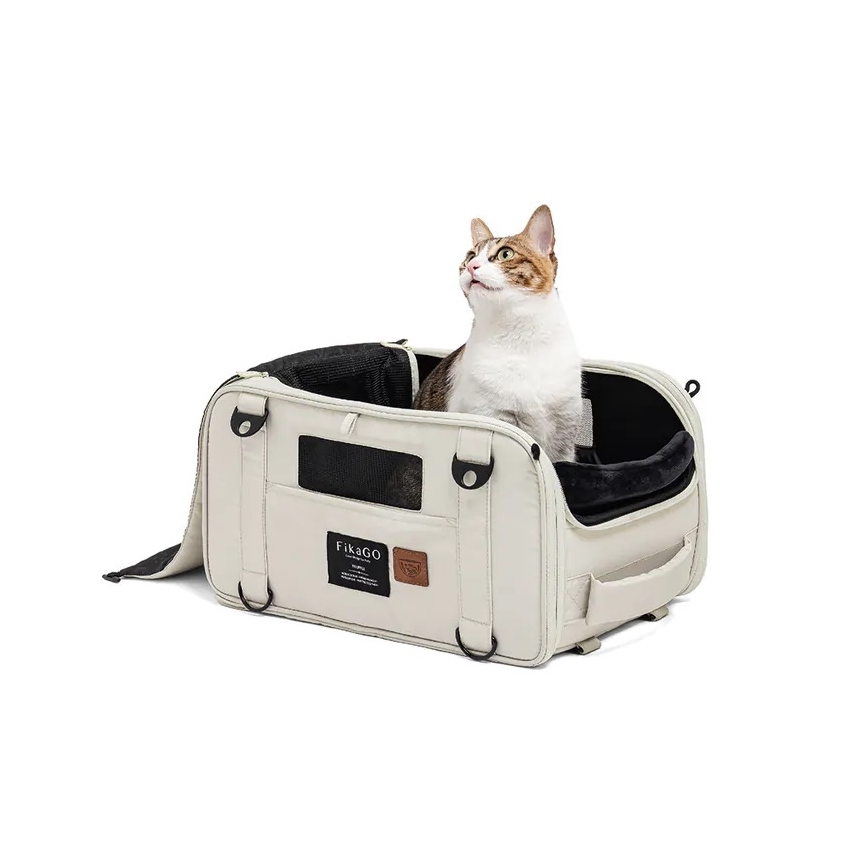 Fikago - Saco de transporte para cães e gatos TRUFFLE Artic Flower