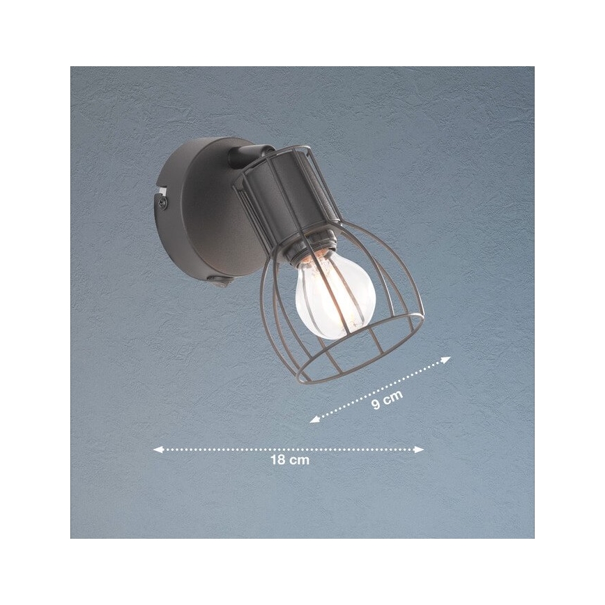 Fischer & Honsel 30074 - Foco de parede KAFES 1xE14/25W/230V