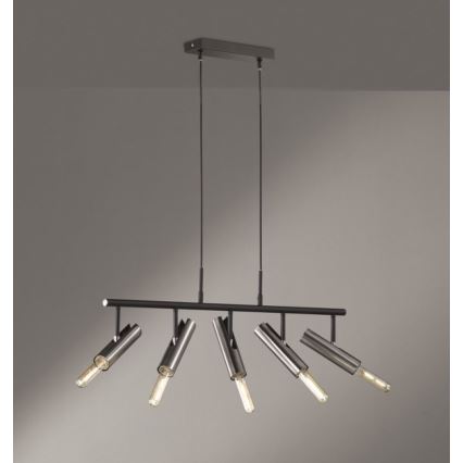 Fischer & Honsel 60369 - Candelabro suspenso DEAN 5xE27/25W/230V