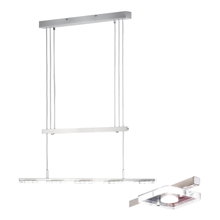Fischer & Honsel 63865 - Candelabro suspenso LED LOREN 5xLED/4W/230V