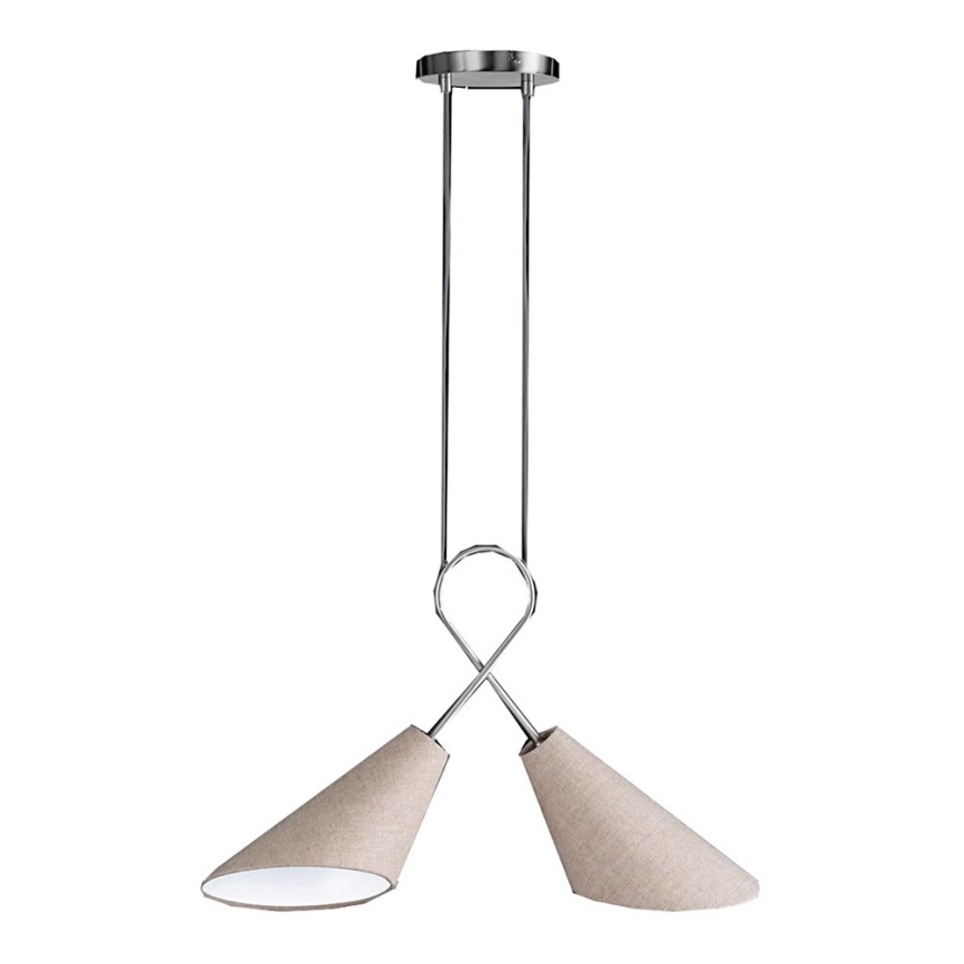 Fischer & Honsel 65170 - Candelabro num fio SAGA 2xE27/12W/230V