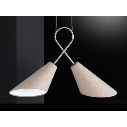 Fischer & Honsel 65170 - Candelabro num fio SAGA 2xE27/12W/230V