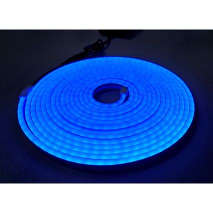 Fita flexível LED NEON LED/10W/230V 5 m IP65 azul