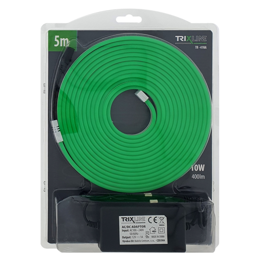 Fita flexível LED NEON LED/10W/230V 5 m IP65 verde