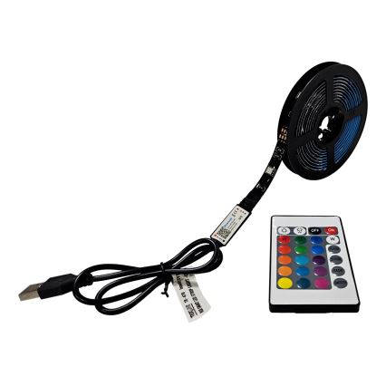 Fita LED Flexível com regulação LED/6W/5V USB 2 m + comando