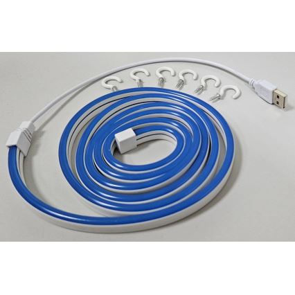 Fita LED Flexível NEON LED/5V USB 1,8 m azul