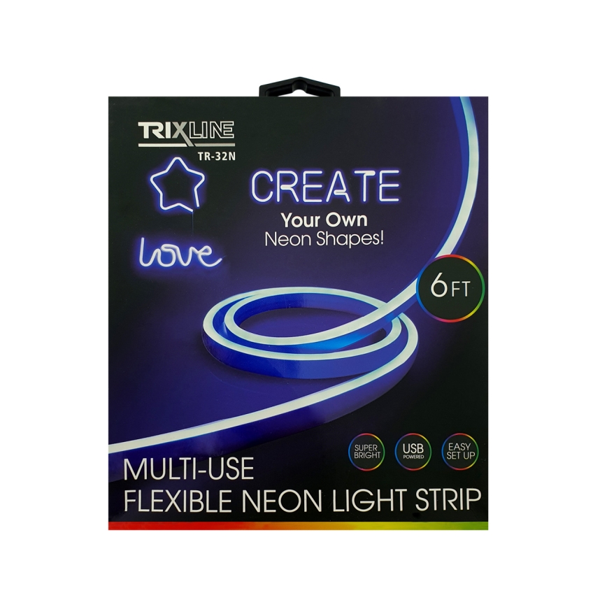 Fita LED Flexível NEON LED/5V USB 1,8 m azul