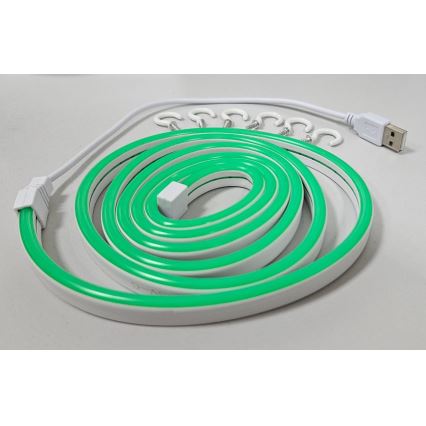 Fita LED Flexível NEON LED/5V USB 1,8 m verde
