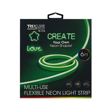 Fita LED Flexível NEON LED/5V USB 1,8 m verde