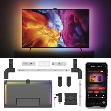 Fita LED RGBIC com regulação para TV GoSmart LED/24W/230V 55“
