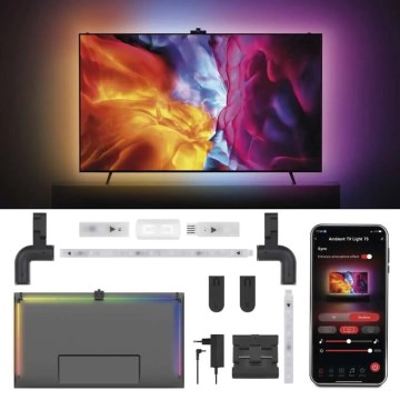 Fita LED RGBIC para TV GoSmart LED/24W/230V 75“