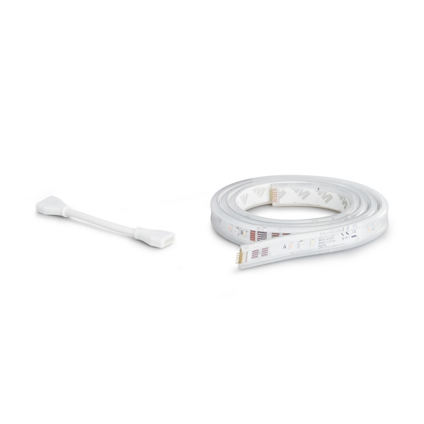 Fita LED RGBW dimerizável Philips Hue WHITE AND COLOR AMBIANCE 1 m LED/11W/12V