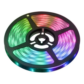 Fita LED RGBW Inteligente Regulável 5m LED/230V 2700-6500K Wi-Fi Tuya + controlo remoto