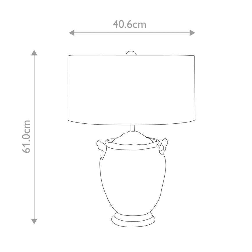 Flambeau - Candeeiro de mesa JACKSON 1xE27/60W/230V