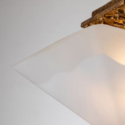 Flambeau STAR-F-S-DG - Candeeiro de teto STAR 2xE27/40W/230V, acabamento em cobre