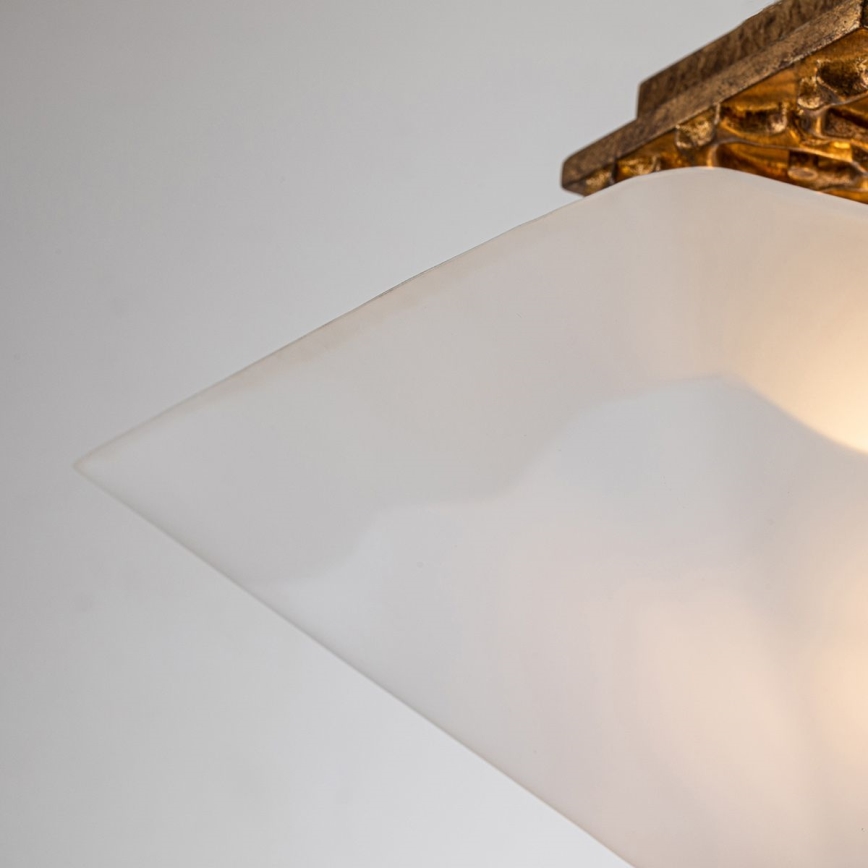 Flambeau STAR-F-S-DG - Candeeiro de teto STAR 2xE27/40W/230V, acabamento em cobre