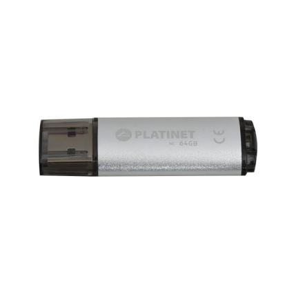 Flash Drive USB 64GB Prateada
